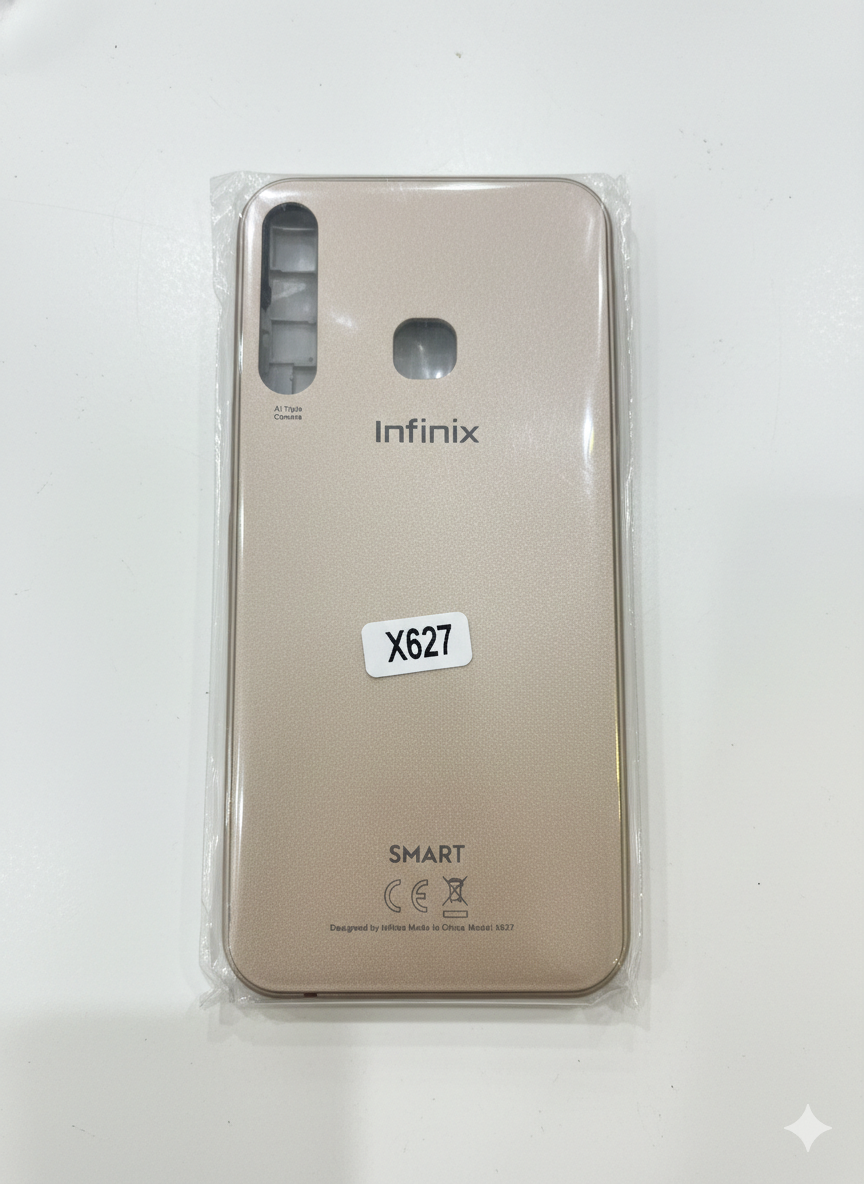 IMG_5050 INFINIX X627 SMART 3 PLUS GOLD COLOUR FULL CASING HOUSING - Image 1