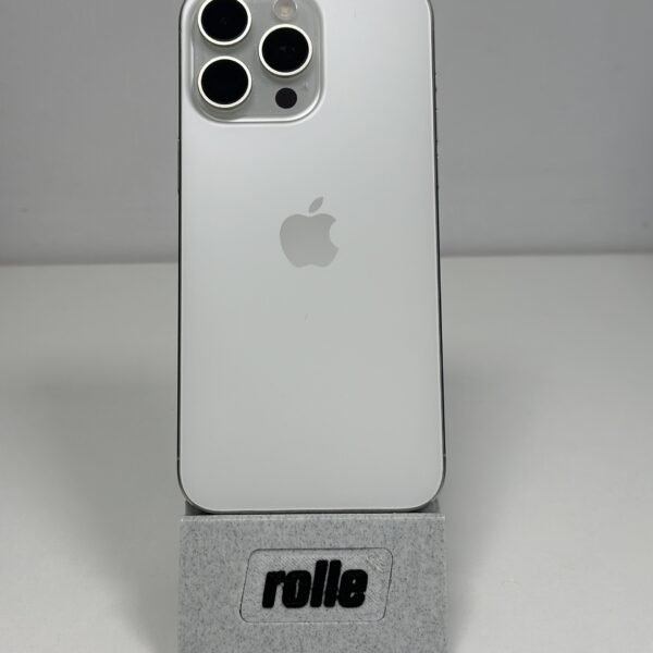 IPHONE 15PRO  MAX WHITE TITANIUM COLOUR BACK