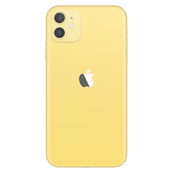 IPHONE  11 YELLOW  COLOUR BACK