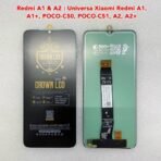 ORIGINAL CROWN UNIT REDMI A1 PLUS/A2 PLUS LCD PANEL