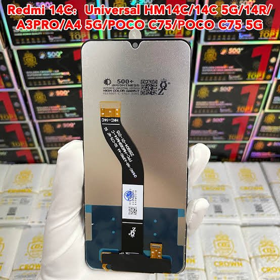 CROWN UNIT REDMI 14C POCO C75  LCD PANEL