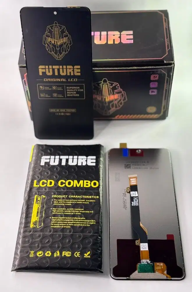 FUTURE_UNIT_____LCD_INFINIX_X693_BLACK2 FUTURE UNIT X693 X697 INFINIX NOTE 10 POVA 2 LCD PANEL - Image 1