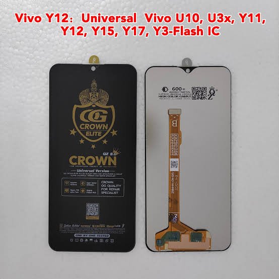 CROWN UNIT VIVO Y11 Y12 Y15 Y17 Y3 LCD PANEL