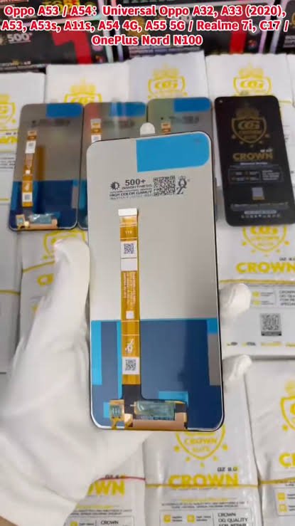 images (19) CROWN UNIT OPPO A54 A53 A32 REALME C1 REALME 7i LCD PANEL - Image 1