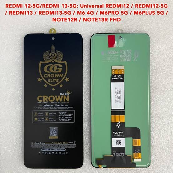 CROWN UNIT REDMI 12 LCD REDMI 13 LCD PANEL
