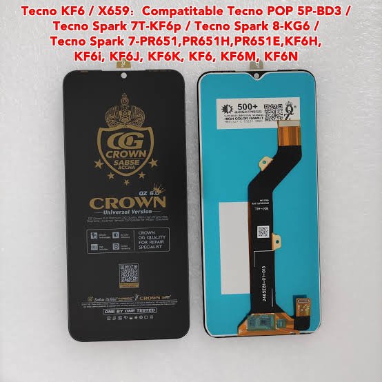 CROWN UNIT SPARK 7 X659 KF6 SPARK 7T HOT 10i LCD PANEL